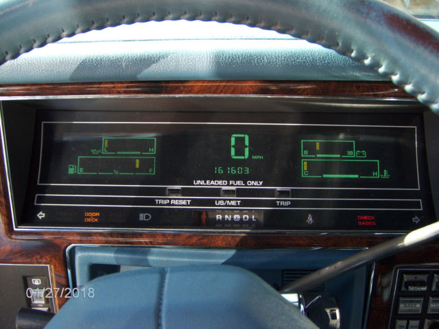 1989 Blue Chrysler New Yorker Sedan