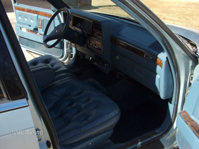 1989 Blue Chrysler New Yorker Sedan