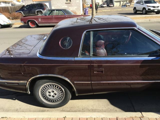 1989 Burgundy Chrysler Other Coupe