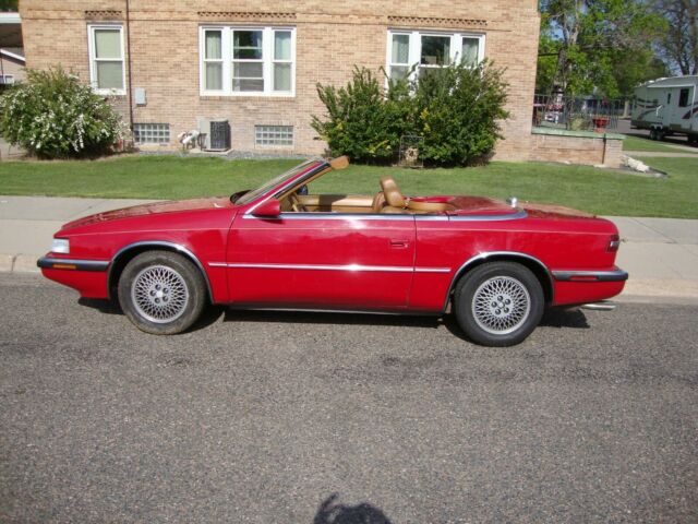 1989 Red Chrysler Other Convertible
