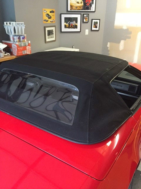 1989 Red Chevrolet Corvette Coupe