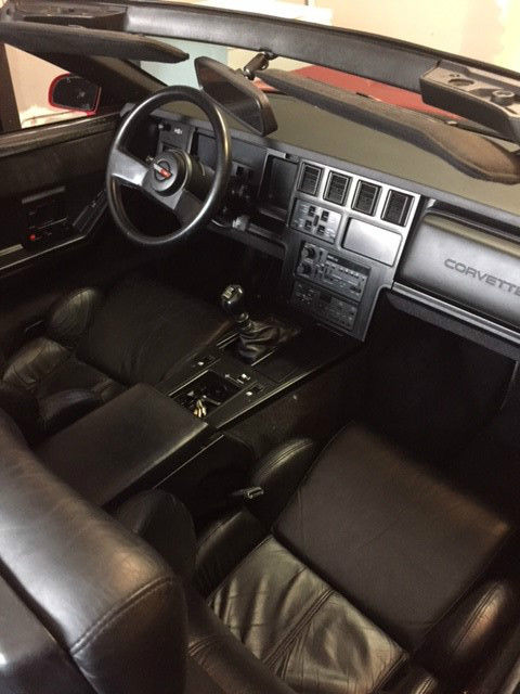 1989 Red Chevrolet Corvette Coupe