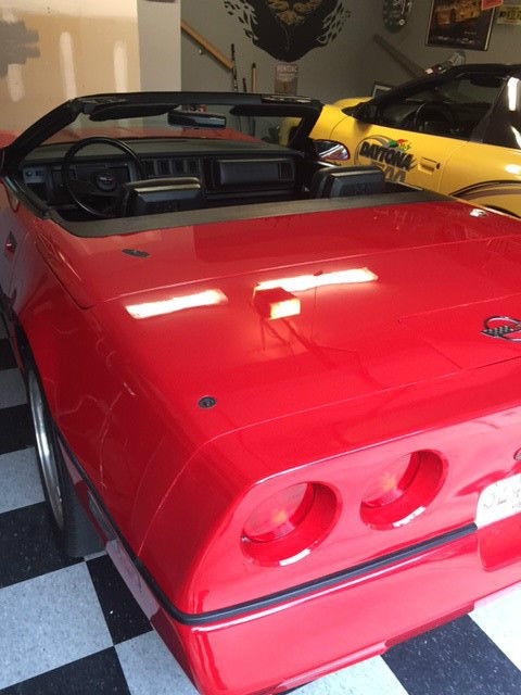 1989 Red Chevrolet Corvette Coupe