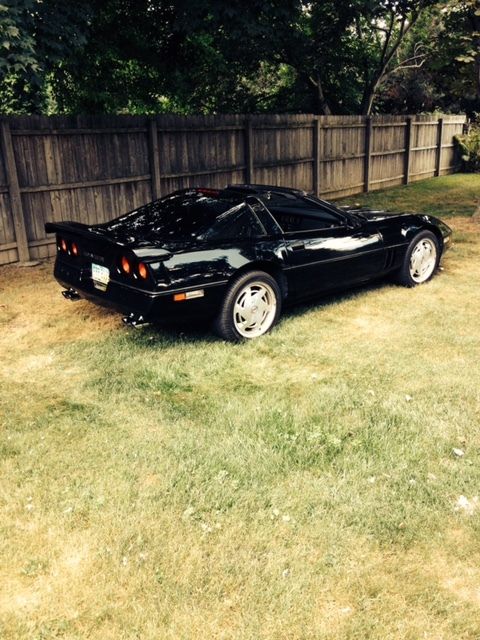 1989 Black Chevrolet Corvette Coupe