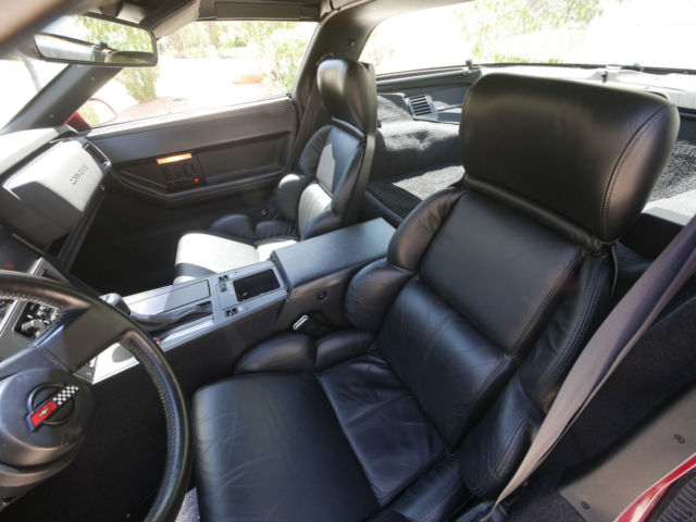 1989 Burgundy Chevrolet Corvette Coupe