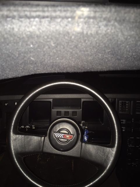 1989 Black Chevrolet Corvette Coupe