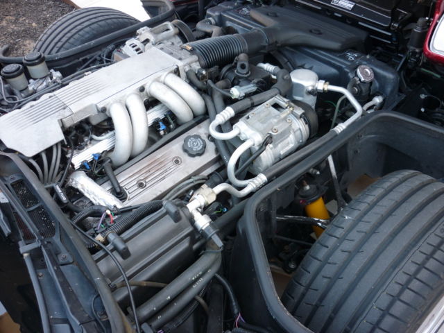 1989 DARK METALLIC RED Chevrolet Corvette Coupe