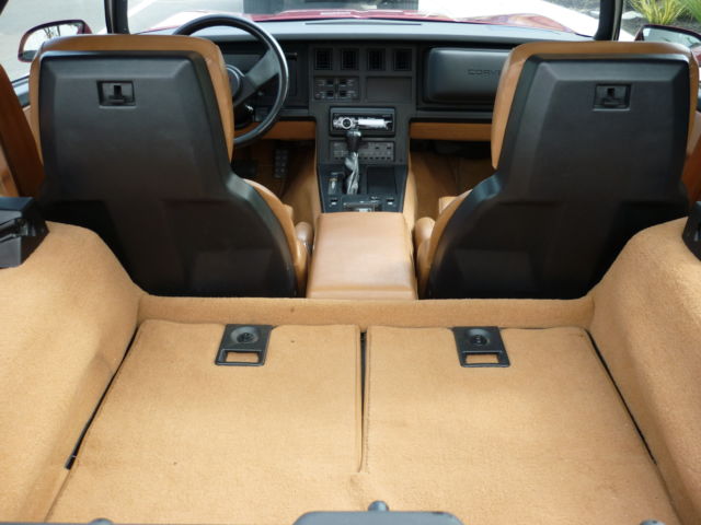 1989 DARK METALLIC RED Chevrolet Corvette Coupe