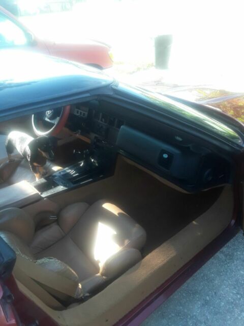 1989 Red Chevrolet Corvette Hatchback