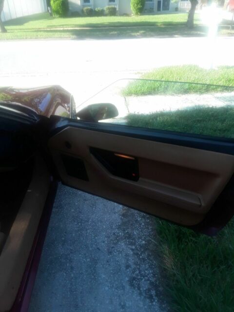 1989 Red Chevrolet Corvette Hatchback