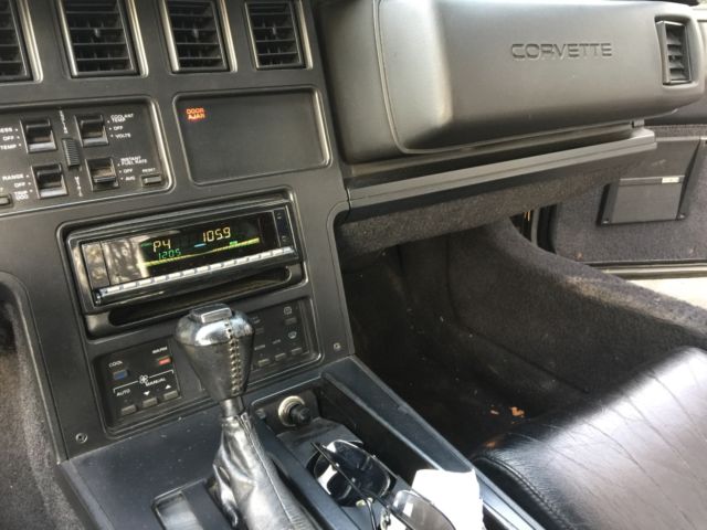 1989 Black Chevrolet Corvette Convertible