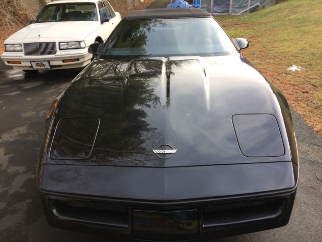1989 Black Chevrolet Corvette Convertible
