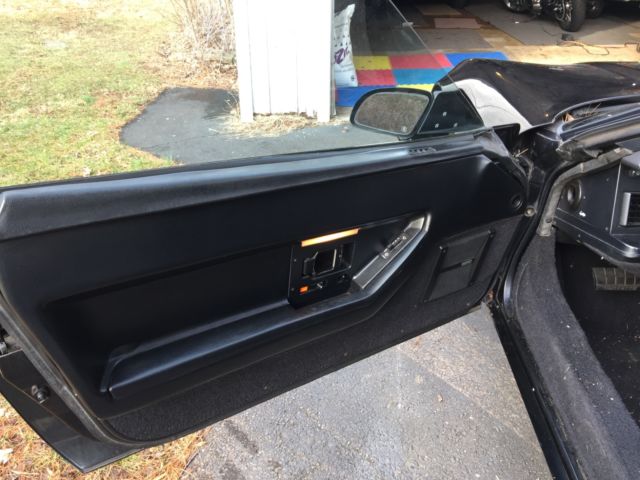 1989 Black Chevrolet Corvette Convertible