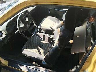 1989 Yellow Honda CRX Hatchback