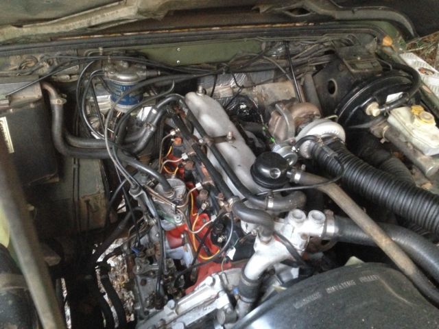 1989 Green Land Rover Defender