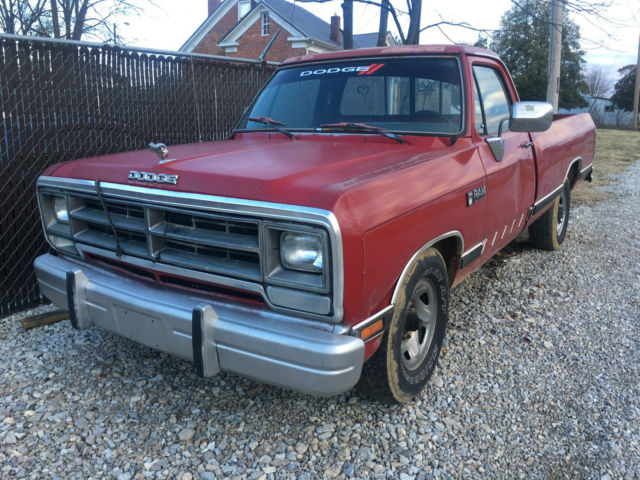 1989 RED Dodge Other
