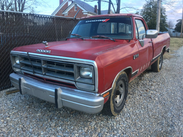 1989 RED Dodge Other