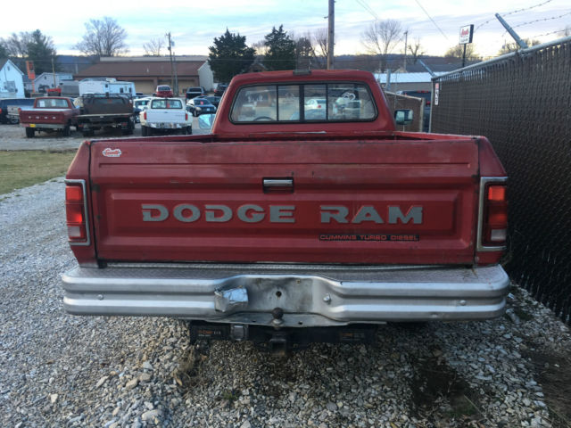 1989 RED Dodge Other