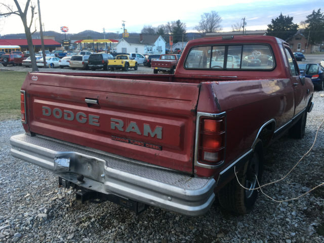 1989 RED Dodge Other