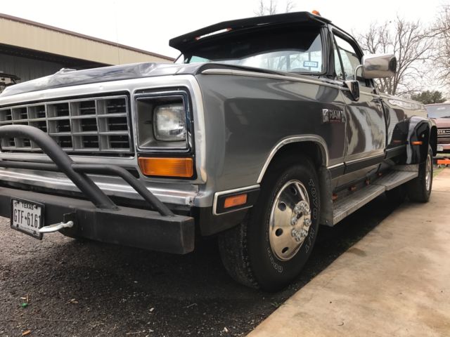1989 Black Dodge Power Wagon single cab