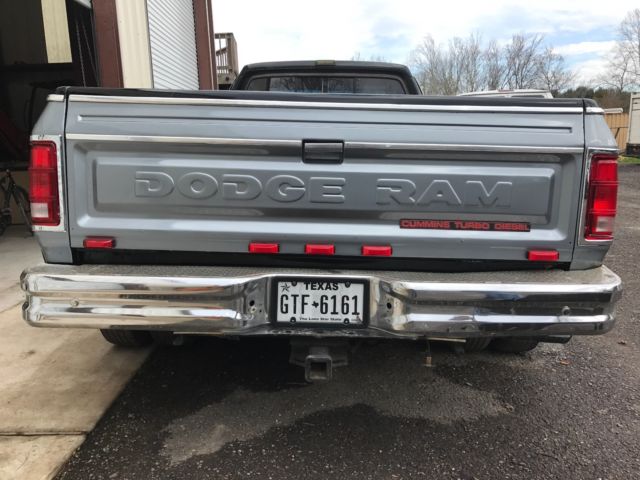 1989 Black Dodge Power Wagon single cab