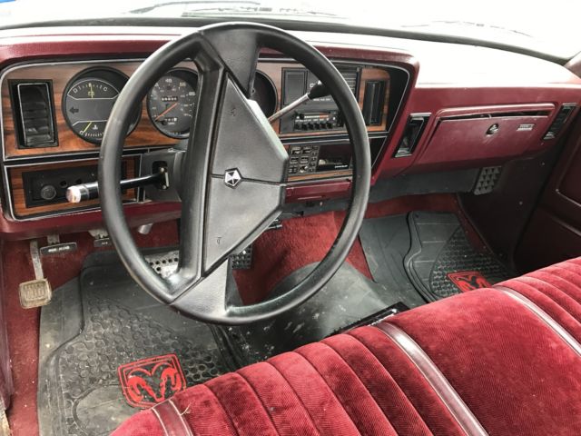 1989 Black Dodge Power Wagon single cab