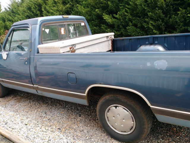 1989 Blue Dodge Other Pickups REGULAR CAB 2 DOOR