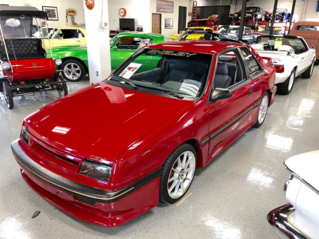 1989 RED Dodge Shadow Hatchback