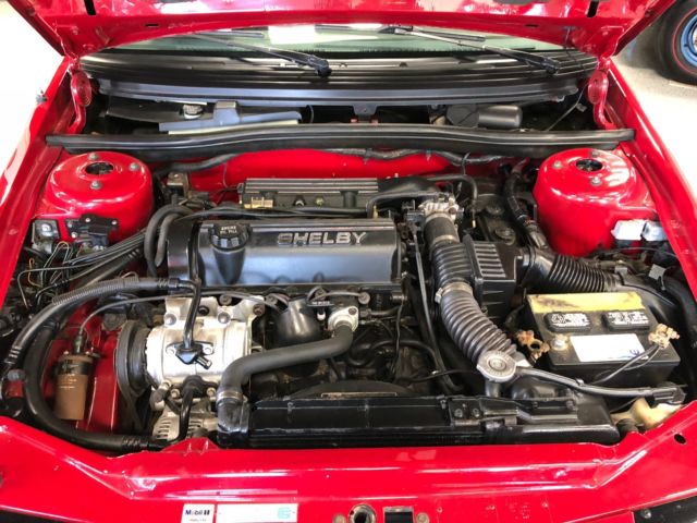 1989 RED Dodge Shadow Hatchback