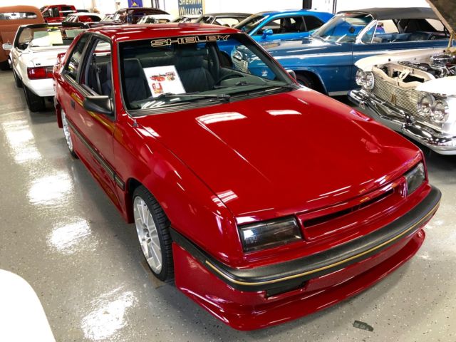 1989 RED Dodge Shadow Hatchback