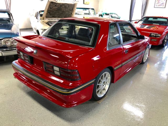 1989 RED Dodge Shadow Hatchback