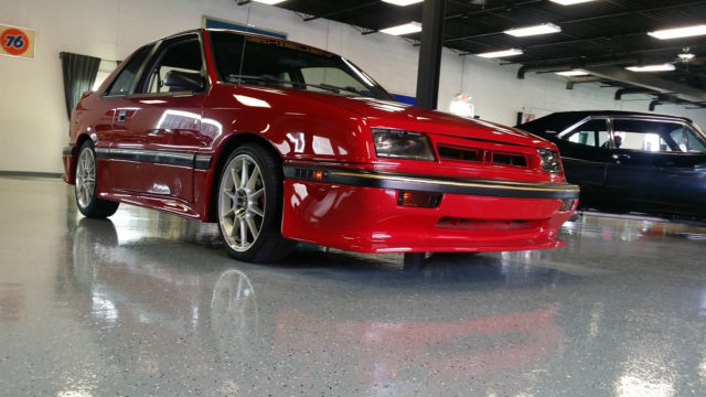 1989 RED Dodge Shadow Hatchback
