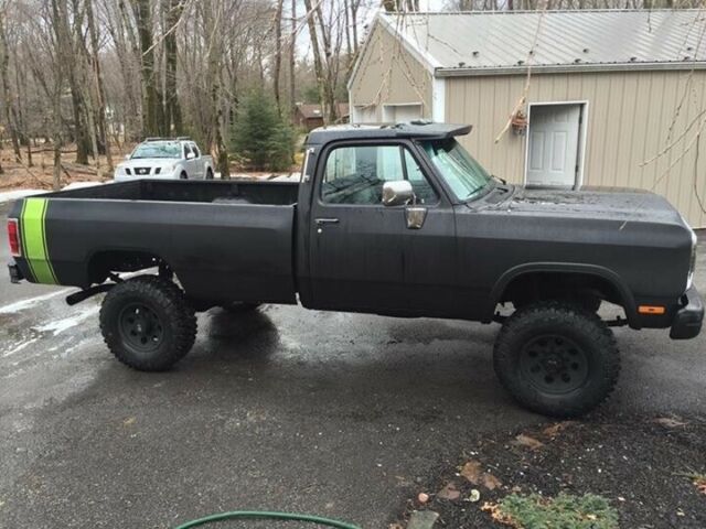 1989 Black Dodge Other Pickups Standard Cab Pickup