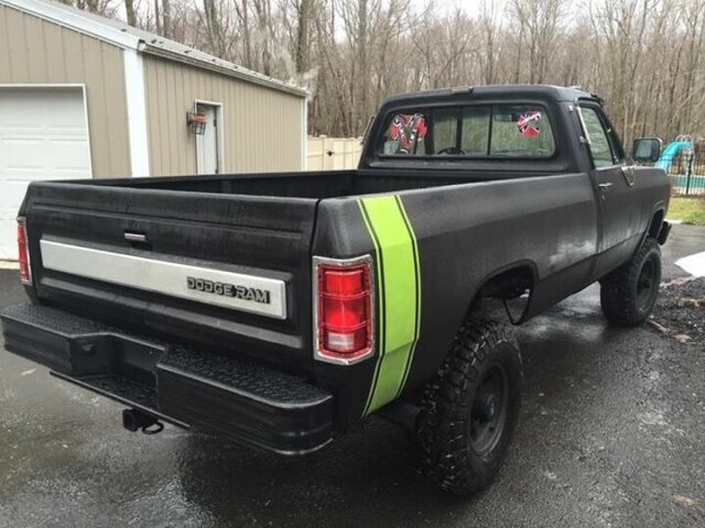 1989 Black Dodge Other Pickups Standard Cab Pickup