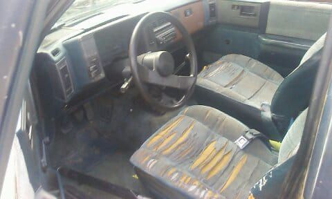 1989 Blue Chevrolet S-10 Extended Cab Pickup
