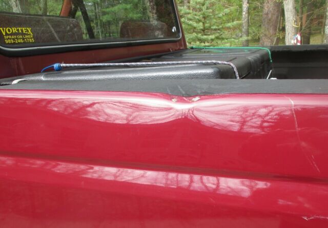 1989 Burgundy Ford F-250 Standard Cab Pickup