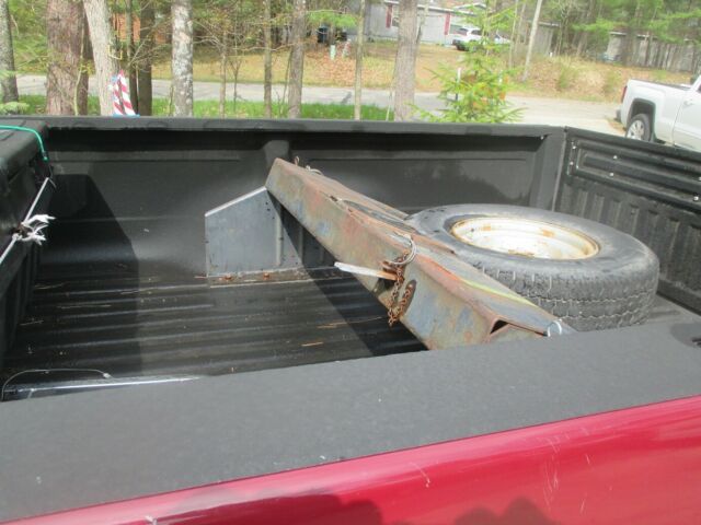 1989 Burgundy Ford F-250 Standard Cab Pickup