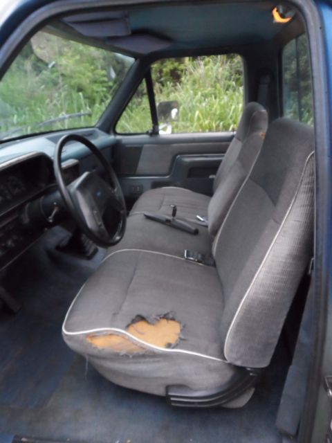 1989 white Ford F-150