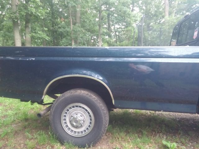 1989 Blue Ford F-250
