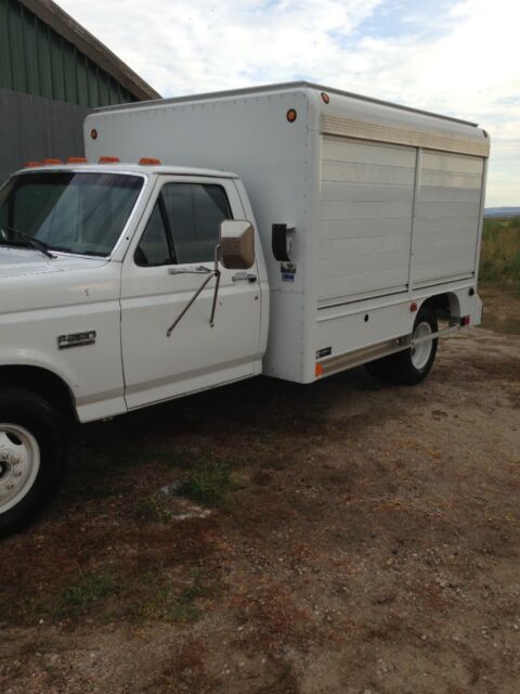1989 White Ford F-350 Standard Cab Pickup