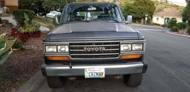1989 Gray Toyota Land Cruiser