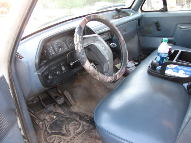 1989 White Ford F-350 Cab & Chassis