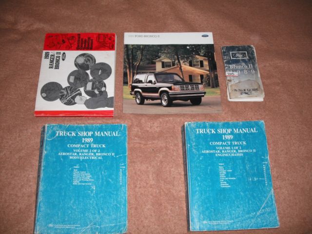 1989 Tan Ford Bronco II SUV