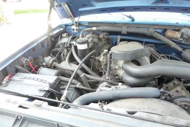 1989 Blue Ford Bronco SUV
