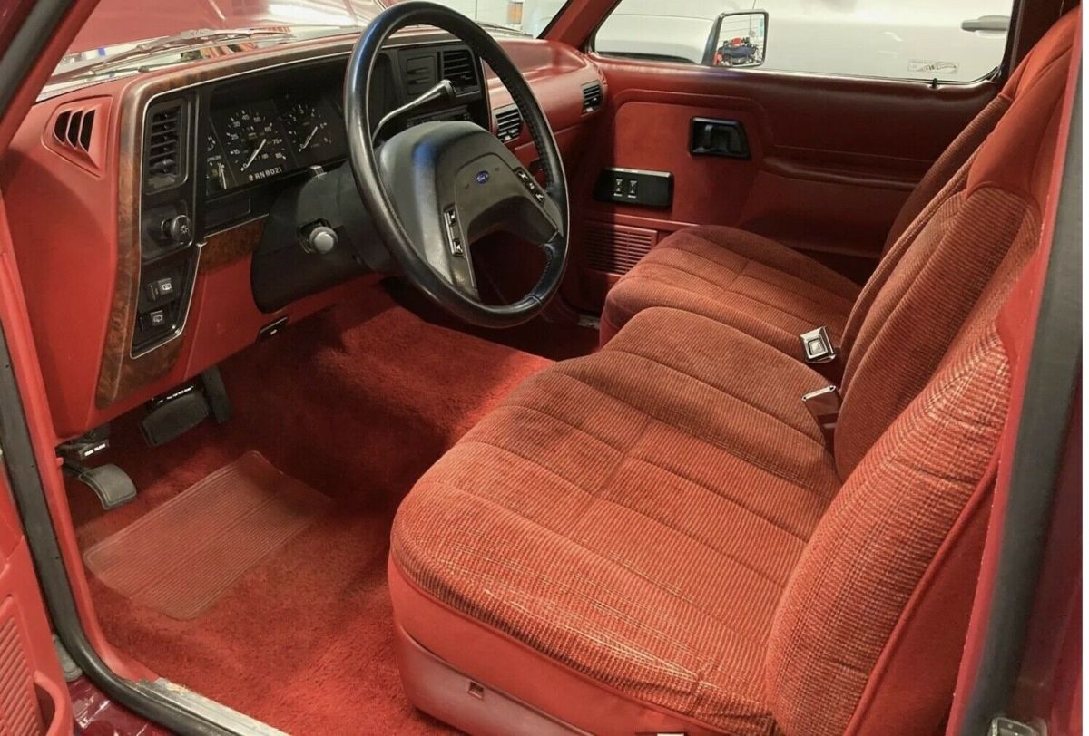 1989 Red Ford Bronco II SUV