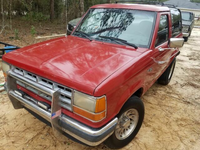 1989 Red Ford Bronco II SUV
