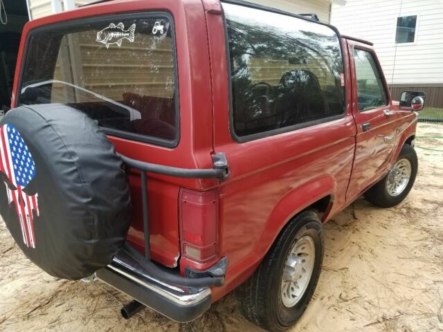 1989 Red Ford Bronco II SUV
