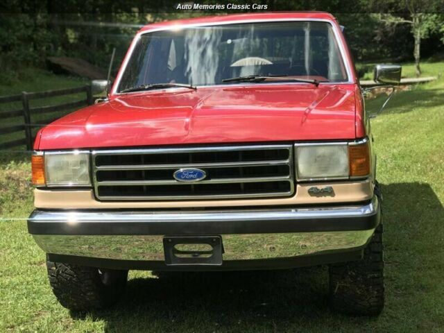 1989 Red Ford Bronco --