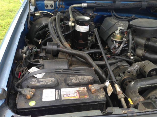 1989 Blue Ford Bronco SUV