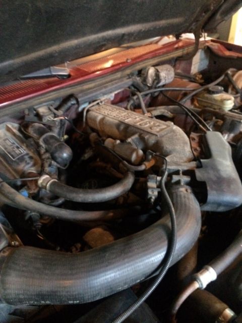 1989 Red Ford Bronco II SUV